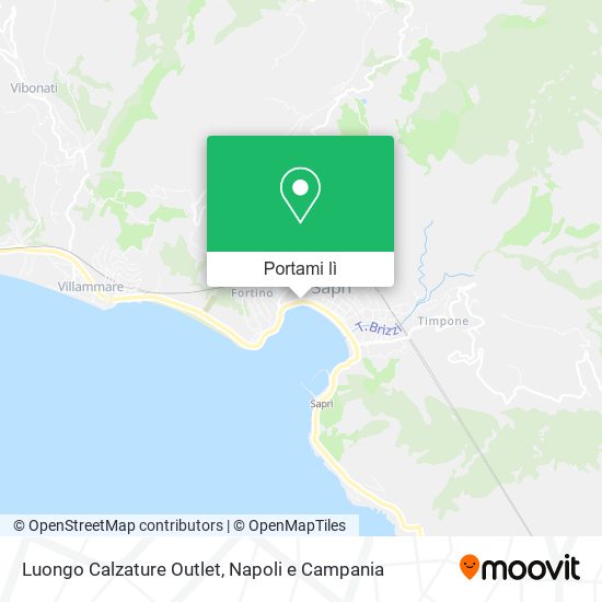 Mappa Luongo Calzature Outlet