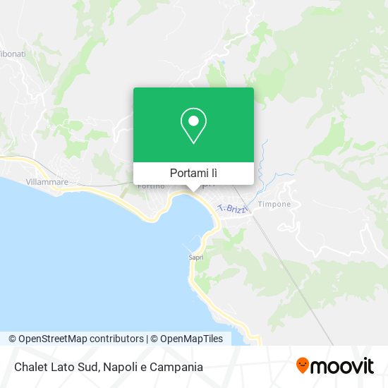 Mappa Chalet Lato Sud