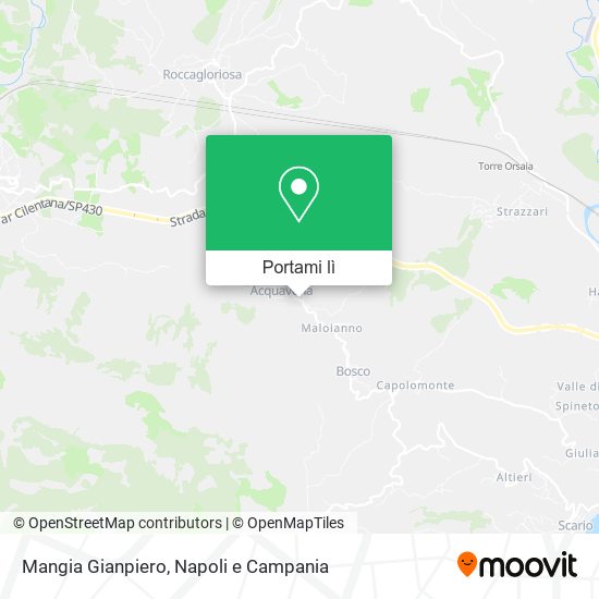 Mappa Mangia Gianpiero