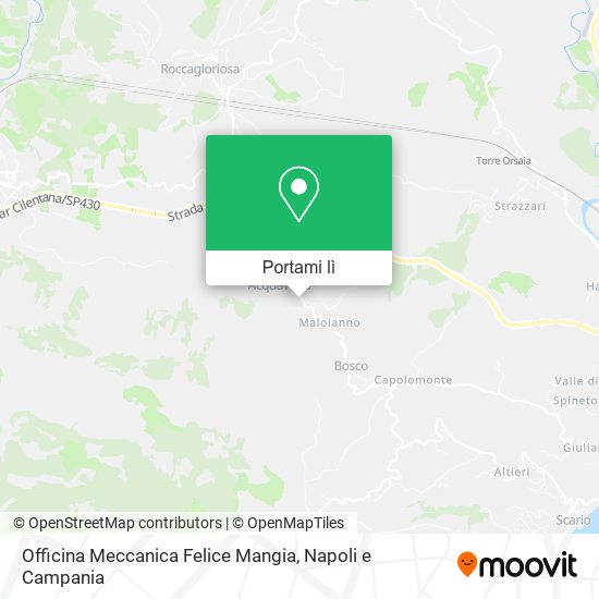 Mappa Officina Meccanica Felice Mangia