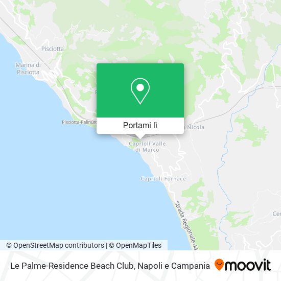 Mappa Le Palme-Residence Beach Club