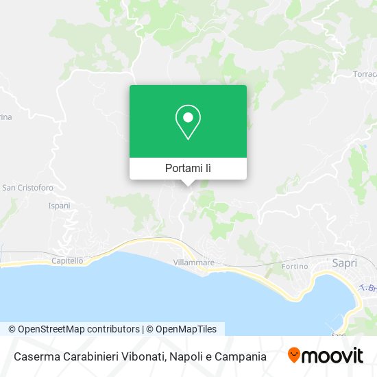 Mappa Caserma Carabinieri Vibonati
