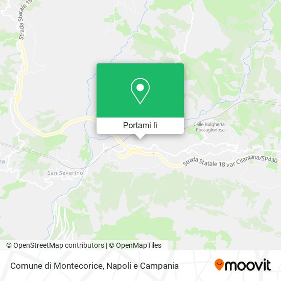 Mappa Comune di Montecorice