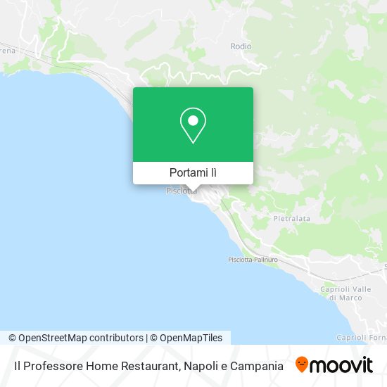 Mappa Il Professore Home Restaurant