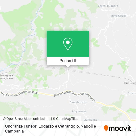 Mappa Onoranze Funebri Logarzo e Cetrangolo