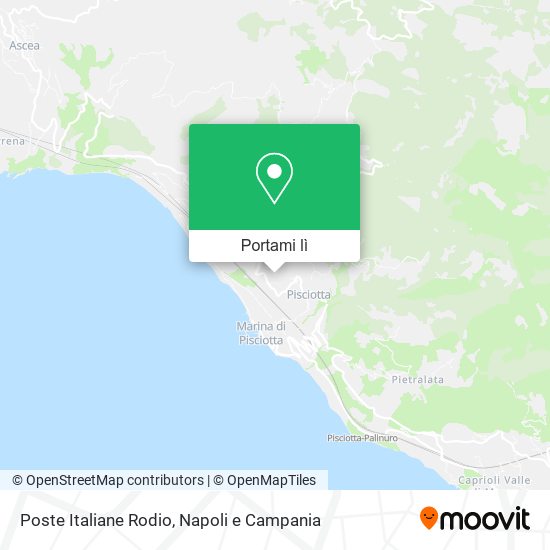 Mappa Poste Italiane Rodio