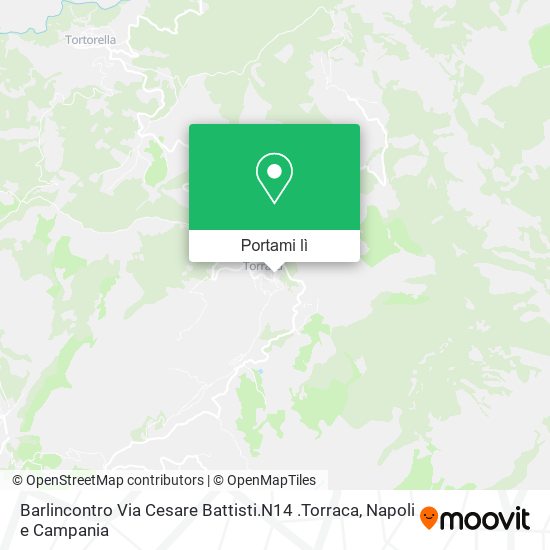 Mappa Barlincontro Via Cesare Battisti.N14 .Torraca