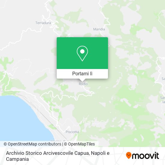 Mappa Archivio Storico Arcivescovile Capua