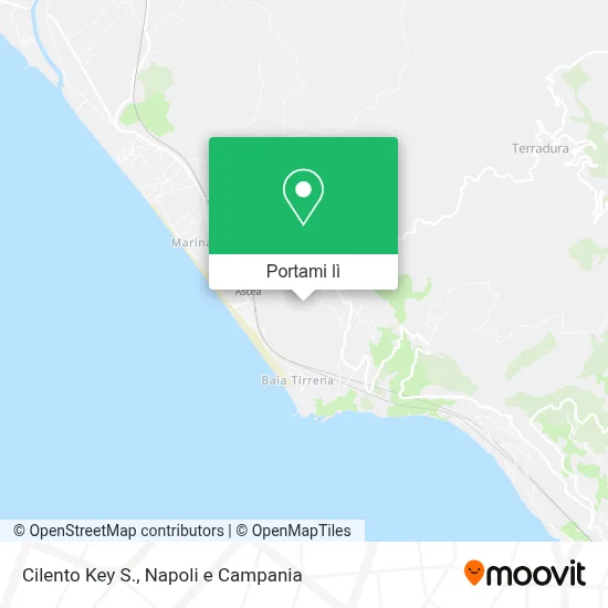 Mappa Cilento Key S.