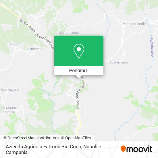 Mappa Azienda Agricola Fattoria Bio Cocò