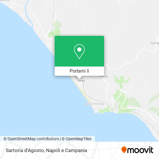 Mappa Sartoria d'Agosto