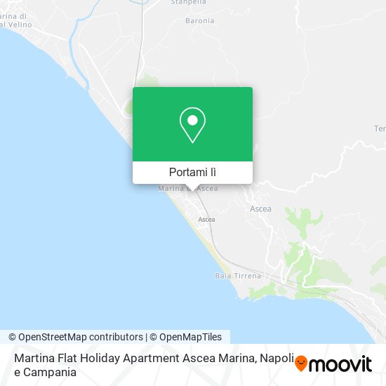 Mappa Martina Flat Holiday Apartment Ascea Marina