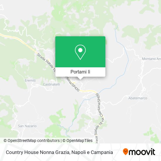 Mappa Country House Nonna Grazia