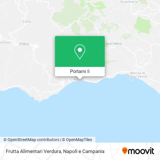 Mappa Frutta Alimentari Verdura