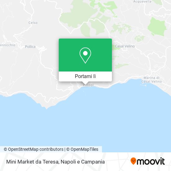 Mappa Mini Market da Teresa