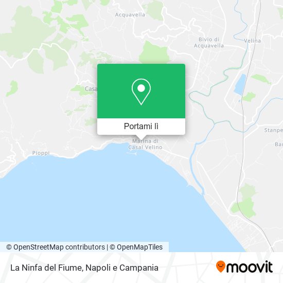 Mappa La Ninfa del Fiume