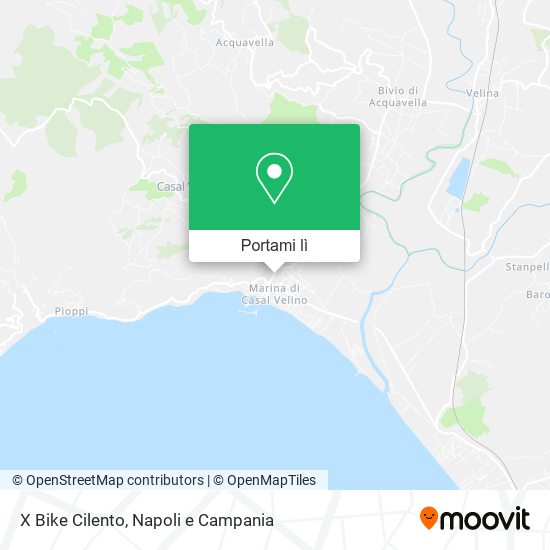 Mappa X Bike Cilento