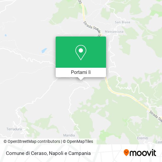 Mappa Comune di Ceraso