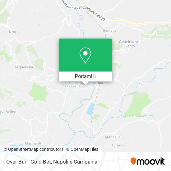 Mappa Over Bar - Gold Bet