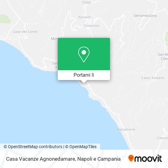 Mappa Casa Vacanze Agnonedamare