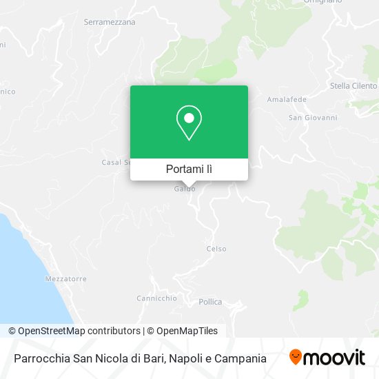 Mappa Parrocchia San Nicola di Bari