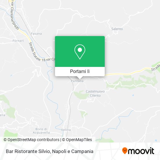 Mappa Bar Ristorante Silvio