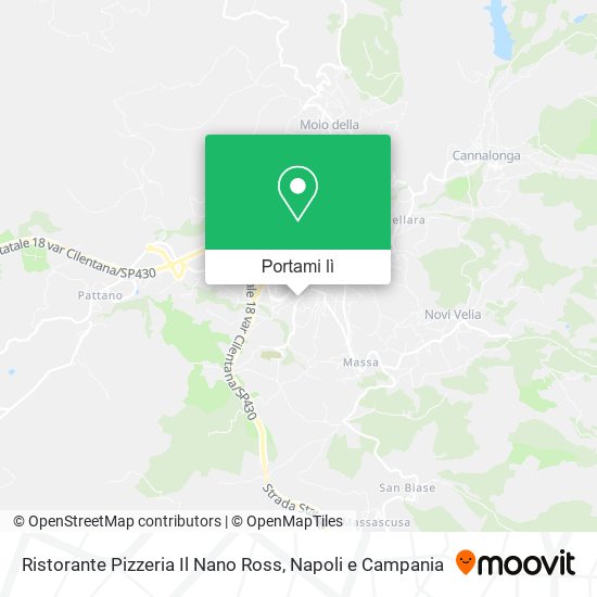 Mappa Ristorante Pizzeria Il Nano Ross