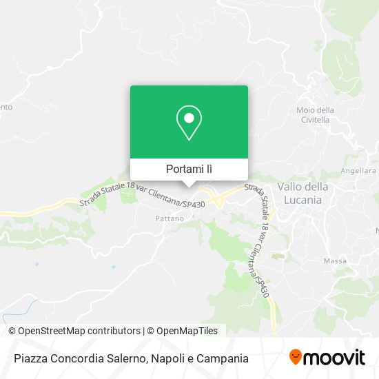 Mappa Piazza Concordia Salerno