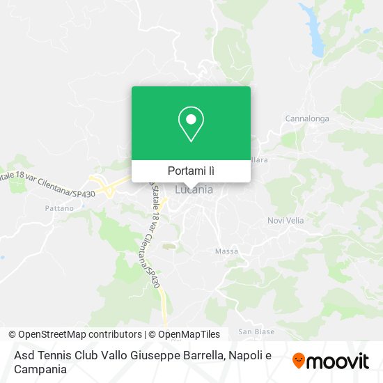 Mappa Asd Tennis Club Vallo Giuseppe Barrella