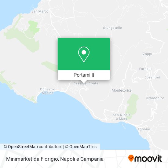 Mappa Minimarket da Florigio