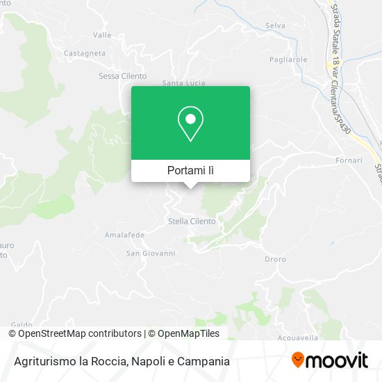 Mappa Agriturismo la Roccia