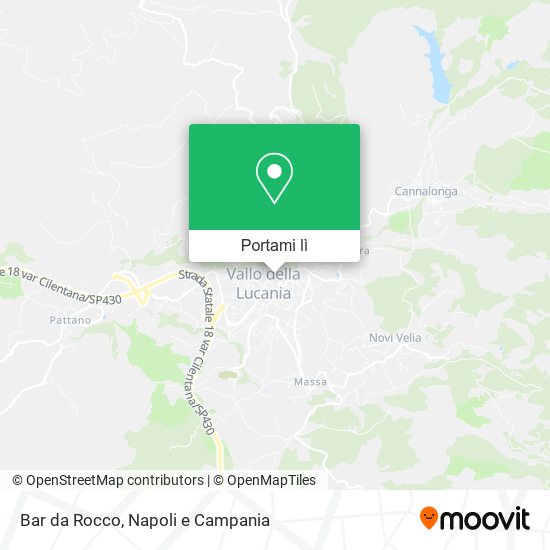 Mappa Bar da Rocco