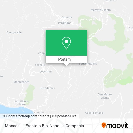 Mappa Monacelli - Frantoio Bio