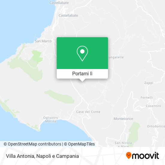 Mappa Villa Antonia