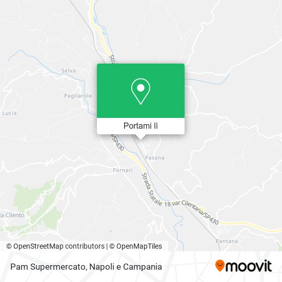 Mappa Pam Supermercato