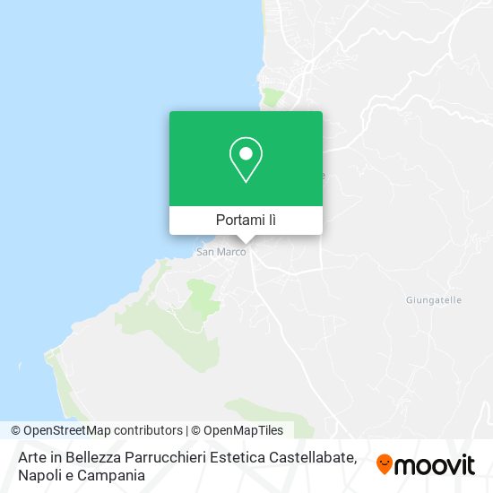 Mappa Arte in Bellezza Parrucchieri Estetica Castellabate