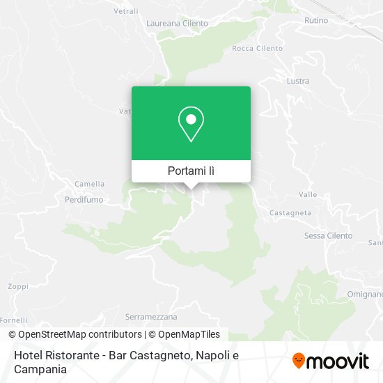 Mappa Hotel Ristorante - Bar Castagneto
