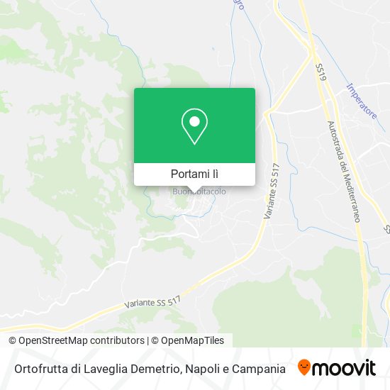 Mappa Ortofrutta di Laveglia Demetrio