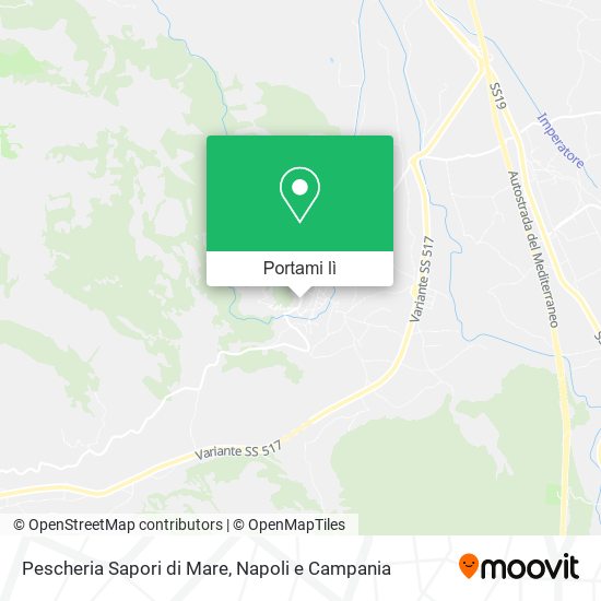 Mappa Pescheria Sapori di Mare