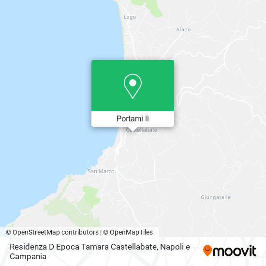 Mappa Residenza D Epoca Tamara Castellabate