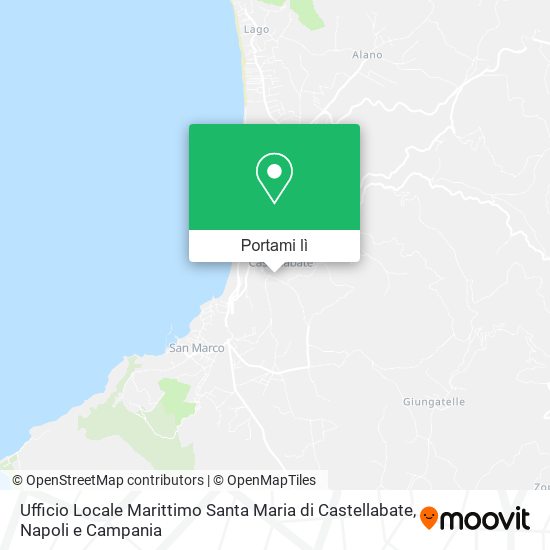 Mappa Ufficio Locale Marittimo Santa Maria di Castellabate