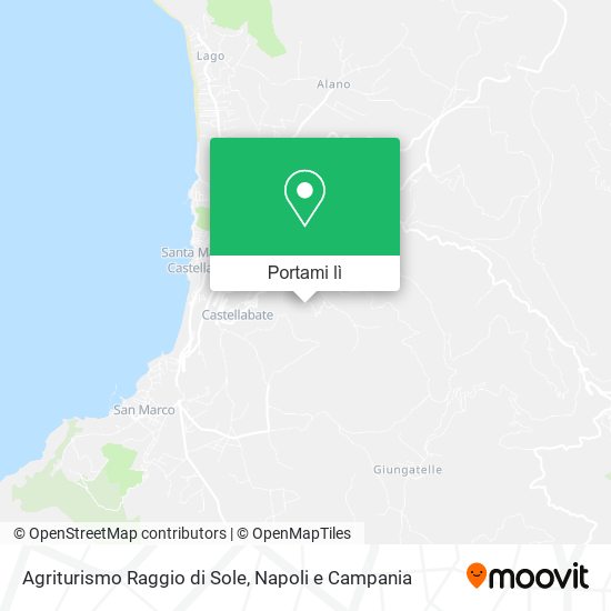 Mappa Agriturismo Raggio di Sole