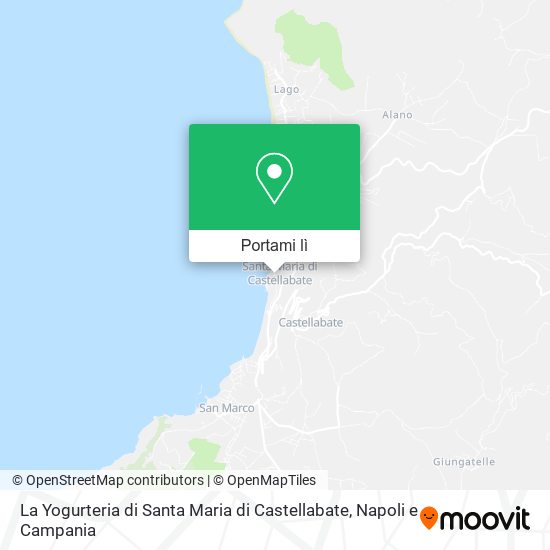 Mappa La Yogurteria di Santa Maria di Castellabate