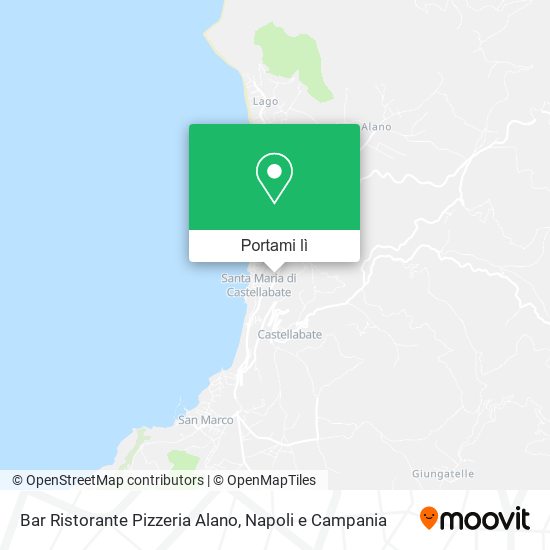 Mappa Bar Ristorante Pizzeria Alano