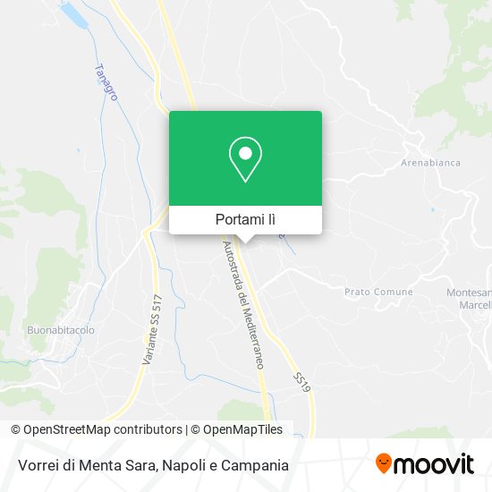 Mappa Vorrei di Menta Sara