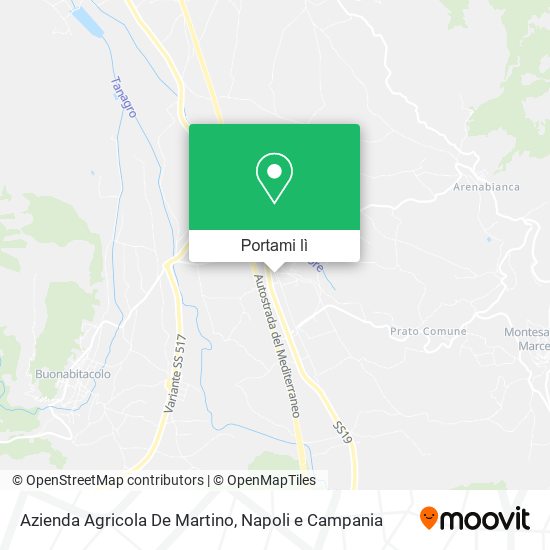 Mappa Azienda Agricola De Martino