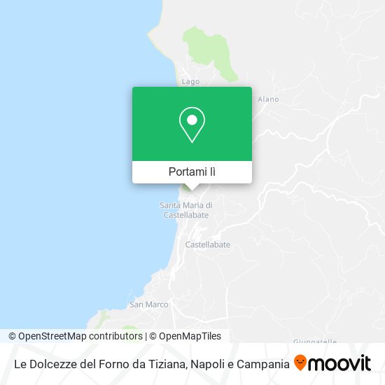 Mappa Le Dolcezze del Forno da Tiziana