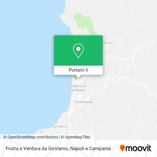 Mappa Frutta e Verdura da Girolamo