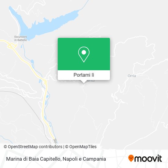 Mappa Marina di Baia Capitello
