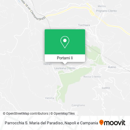 Mappa Parrocchia S. Maria del Paradiso